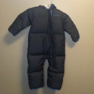 Columbia 18-24 Mth. Navy toddler down ski suit.